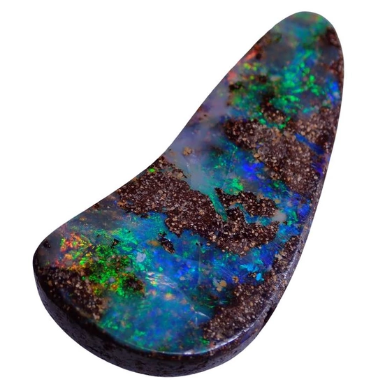 Gorgeous A++ Boulder Opal Pendant, untreated 16,980ct - 31.37×13.15×5.81 mm - 3.396 g