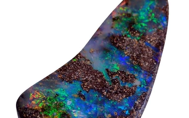 Gorgeous A++ Boulder Opal Pendant, untreated 16,980ct - 31.37×13.15×5.81 mm - 3.396 g