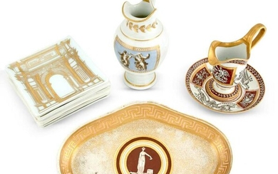 Group of English and Continental Porcelain and Glass