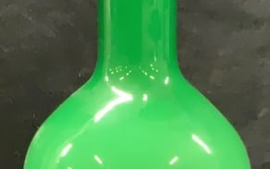 Hand Blown Thick Walled Glass Bottle