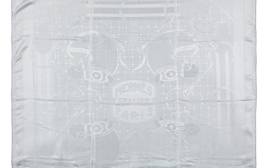 Hermès - Foulard Silk twill scarf, 2009 Silk twill scarf designed by Pierre Benoit Emery