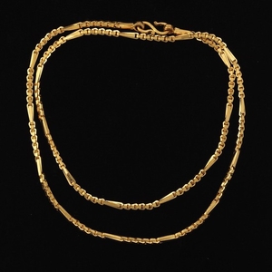 High Carat Diamond Cut Fancy Link Chain Necklace