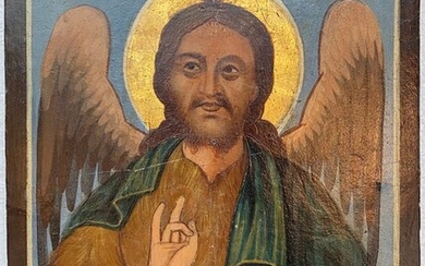 Icon, John the forerunner - Wood - 19th century