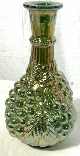 Imperial Grape Carnival Glass Wine Decanter