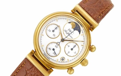 International Watch Co. Gold 'Da Vinci' Moonphase Chronograph Wristwatch