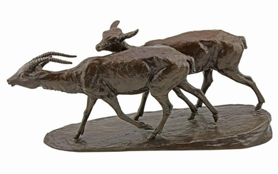 Irenee Rochard (FRENCH 1906-1984) Bronze of an Antelope