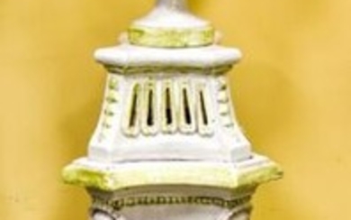 Italian Neo Classical Terracotta Stove Heater