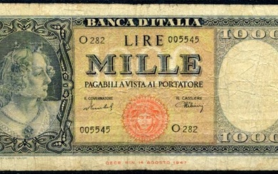 Italian Republic - Lire 1,000 Italy (Medusa) Lot of 5...