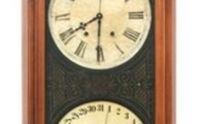 Ithaca Regulator No. 1 Calendar Wall Clock