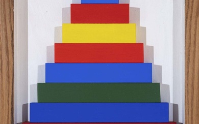 JOE TILSON (Londra, 1928 - 2023, ) Ziggurat 2002 multiplo...