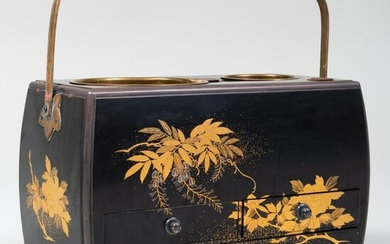 Japanese Lacquer Tobacco Set