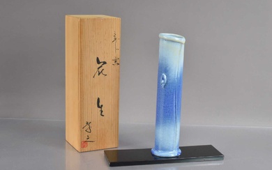 Japanese studio pottery vase by Takayuki Mukose (XXth Century)