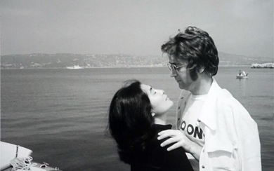 Jean-Pierre Fizet (1942-2018) - John Lennon et Yoko Ono, ca. 1980.