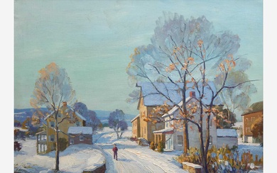 John E. Berninger (American, 1897–1981) Winter - Perkiomen Valley