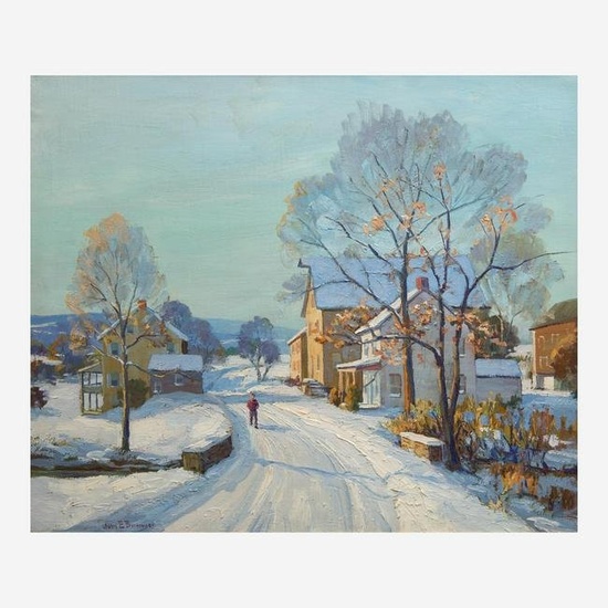John E. Berninger (American, 1897–1981) Winter - Perkiomen Valley
