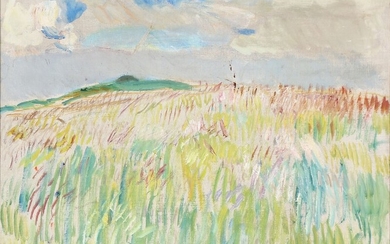 Karl Bovin: Landscape. Signed Karl Bovin 1946. Oil on canvas. 54×65 cm.
