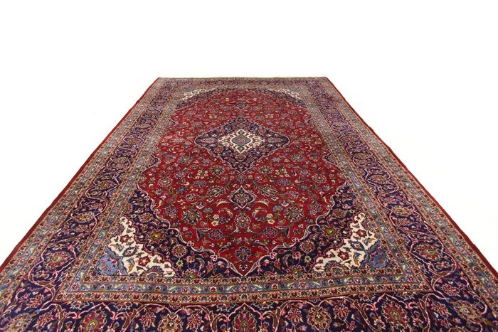 Kashan Kork Fein - beautiful Persian carpet - 400 cm - 302 cm