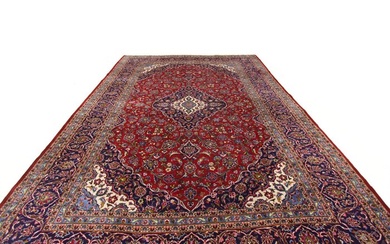 Kashan Kork Fein - beautiful Persian carpet - 400 cm - 302 cm