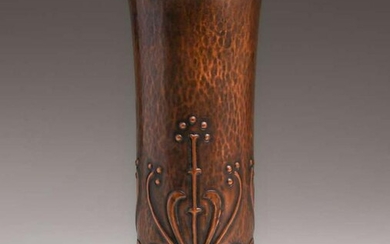 Keswick School of Industrial Arts Hammered Copper Vase