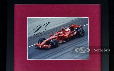 Kimi Räikkönen Signed Photograph