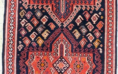 Kuba Kilim antique, Caucasus, around 1900, wool on