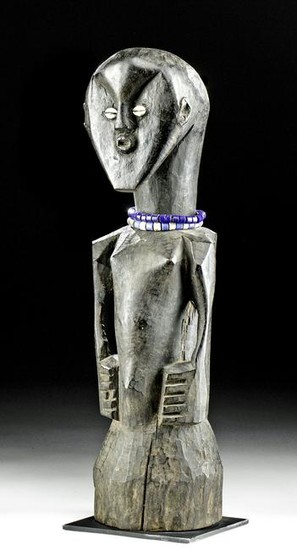 Large 20th C. African Songye Wood Kalebwe Figure