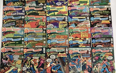 Large quantity of DC Comics Presents Superman....#1-52 (missing 2) #54-58 #60-66 #71 #72 #75 #77-80 #84 #86-90 #94 #95 Includes Two Annual #2 #4