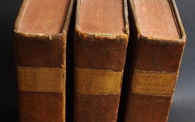 Latin-German, German-Latin Dictionaries 1820 3vol. Ed.