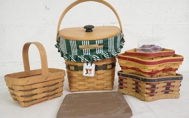 Longaberger Baskets and Trivet