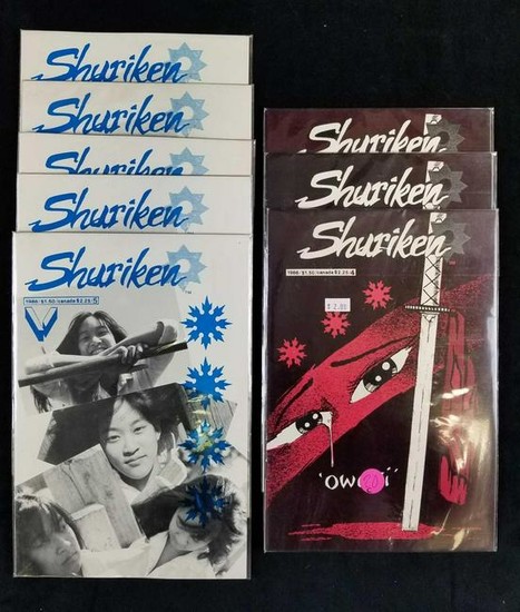 Lot of 8 Shuriken 1986 Comics