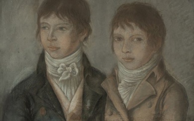 Louis-Leopold Boilly (1761-1845): Portrait of Two boys