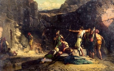 M Renard (France,19C) oil painting