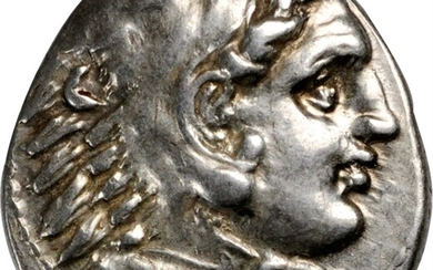 MACEDON. Kingdom of Macedon. Philip III, 323-317 B.C. AR Drachm (4.25 gms), Side Mint, ca. 320-317 B.C. MINT STATE.