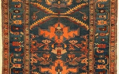 Malayer old, Persia, around 1930, wool on cotton