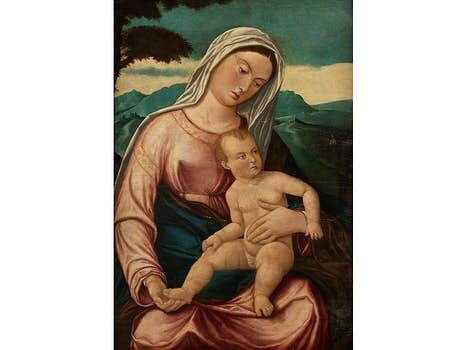 Maler der Toskanischen Schule des 16. Jahrhunderts, MARIA MIT DEM KIND