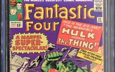 Marvel Comics FANTASTIC FOUR #25, CGC 6.5