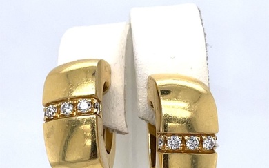 Mauboussin - Clip-on earrings - 18 kt. Yellow gold Diamond