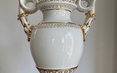 Meissen - Vase - Snake handle vase - Porcelain