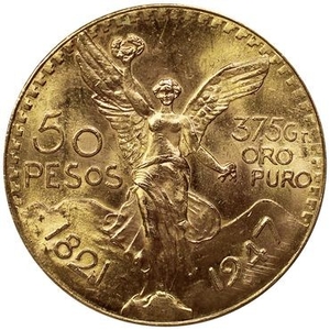 Mexico - 50 Peso 1947 - Gold