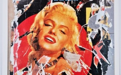 Mimmo Rotella (1918-2006) - Marilyn il Mito (Marilyn the Myth)