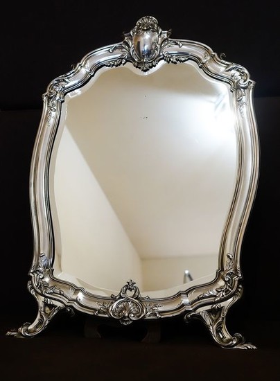 Mirror - .950 silver - France - Late 19th century