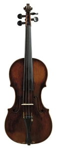 Mittenwald Violin - C. 1820, labeled JACOBUS STAINER…, length of two-piece back 355 mm.