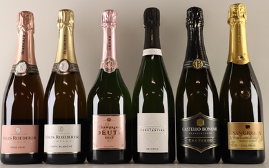 Mixed Lot Champagne & Sparkling 2015/2016/NV