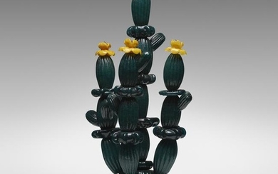 Murano, Rare Monumental Cactus sculpture