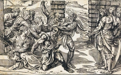 NICOLO BOLDRINI (after Titian), Samson and Delilah.