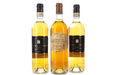 ONE BOTTLE OF MUSCAT AND TWO SAUTERNES