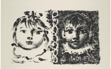 PABLO PICASSO (1881-1973), Paloma and Claude, from Picasso Lithographe II