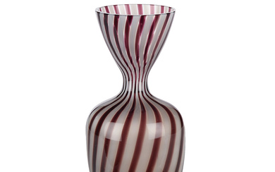 PAOLO VENINI. MURANOGLAS. Attributed to. Nice baluster-shaped glass vase. Dating 1950s.