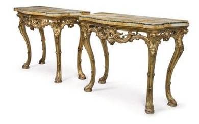 A Pair of Italian Console Tables