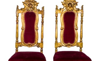 Pair of chairs Tuscany, 19th century